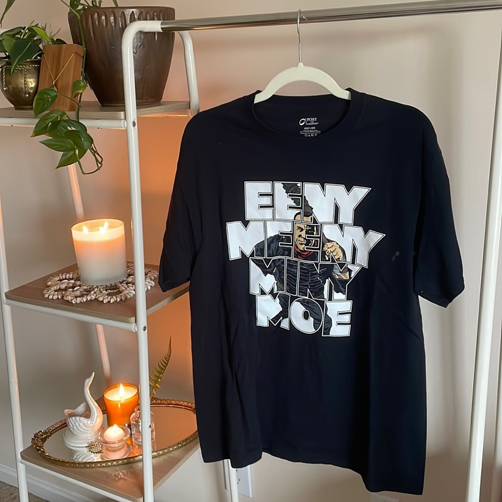 🧟 The Walking Dead Negan Eeny Meeny Miny Moe Graphic T Shirt 2016 Large